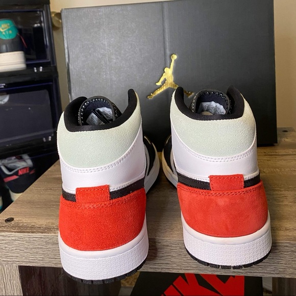 Jordan 1 mid Union black toe - Picture 4 of 8